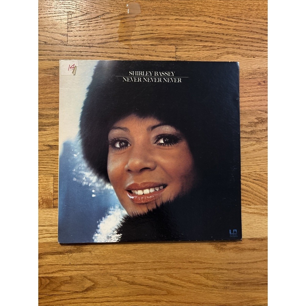 Shirley Bassey Never Never‎ Never Vinyl Record LP UA LA055F 1973